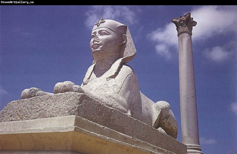 unknow artist Sphinx out of the ruler time of the Ptolemaus